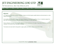 Tablet Screenshot of jetengineeringuk.com